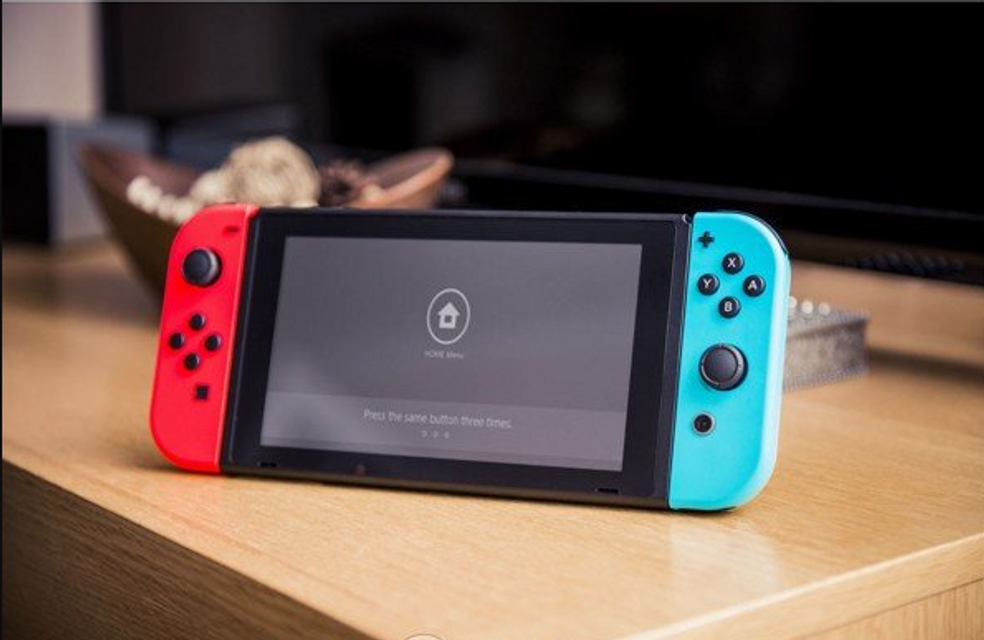 M&aacute;y chơi game Nintendo Switch V2 model 2019 m&agrave;u Neon Blue & Red