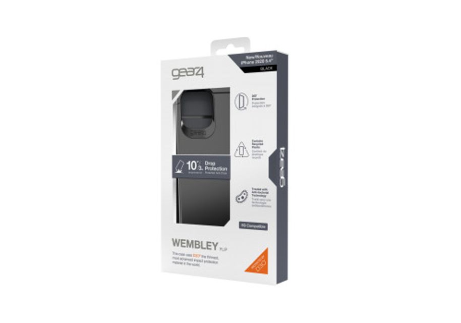 Ốp lưng chống sốc Gear4 D3O Wembley Flip cho iPhone 12 Mini ch&iacute;nh h&atilde;ng