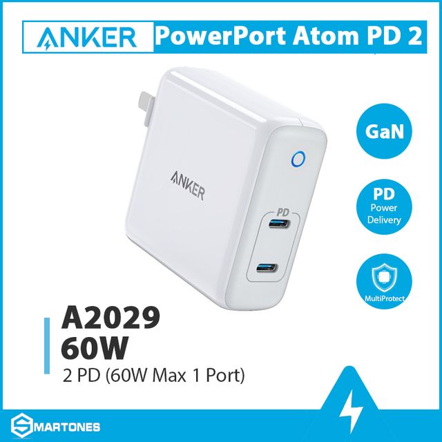 Sạc Anker PowerPort Atom PD2 A2029 hỗ trợ tương th&iacute;ch thiết bị đa dạng