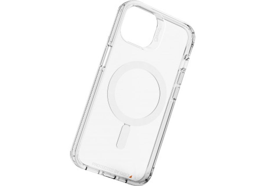 Ốp lưng Gear4 D3O Crystal Palace Snap Clear 4m hỗ trợ sạc Magsafe.