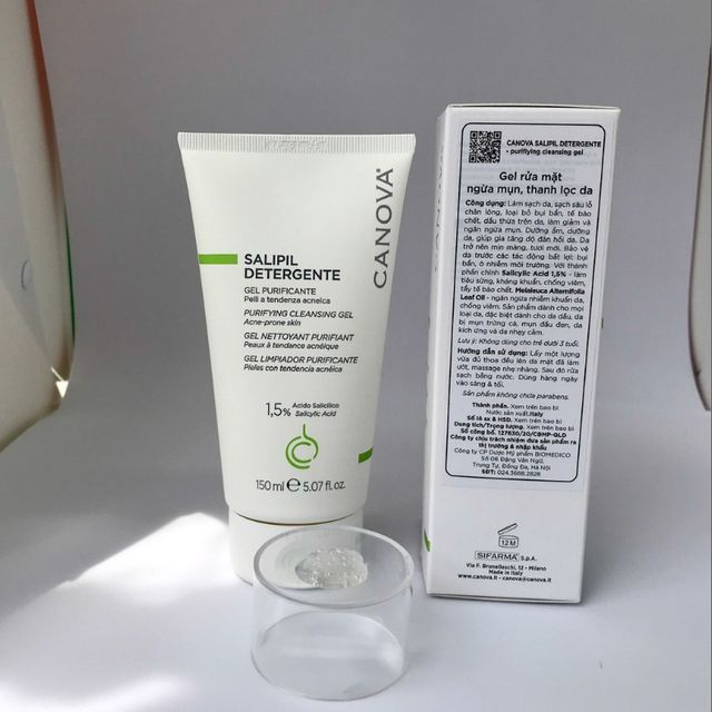 Sữa rửa mặt Canova Salipil Detergente Purifying Cleansing Gel