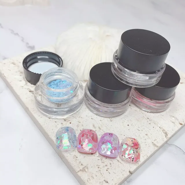 Set 4 m&agrave;u nail kim tuyến Chiaki