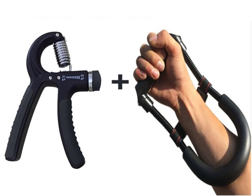 Combo dụng cụ tập cổ tay chữ U v&agrave; k&igrave;m đếm số