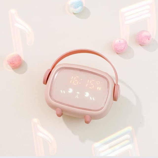 Đồng hồ b&aacute;o thức Cartoon clock đa chức năng