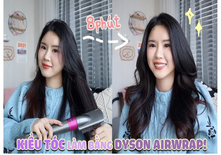 M&aacute;y tạo kiểu t&oacute;c Dyson Airwrap Complete tạo kiểu nhanh ch&oacute;ng, kh&ocirc;ng g&acirc;y hại cho t&oacute;c