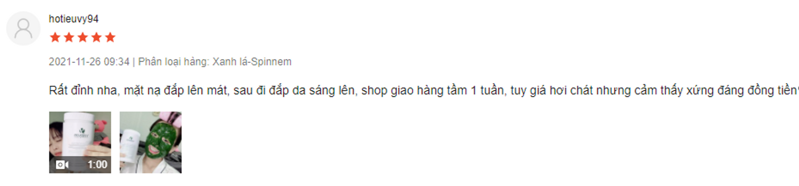 Review mặt nạ Volayon c&oacute; tốt kh&ocirc;ng?