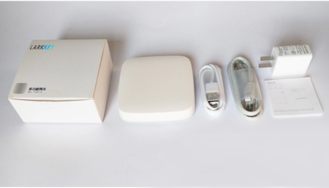 Bộ điều khiển trung t&acirc;m LARKKEY Tuya Zigbee nhựa kết nối LAN 