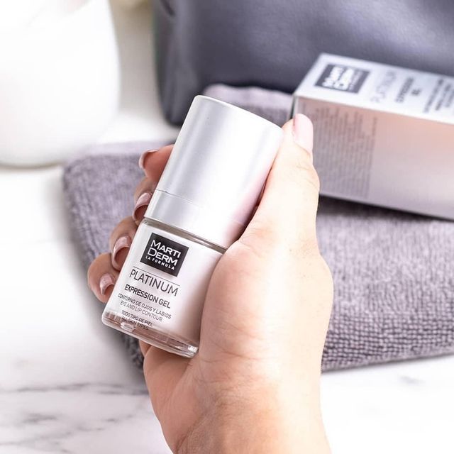 Gel hỗ trợ giảm nếp nhăn mắt, m&ocirc;i MartiDerm Platinum Expression Gel
