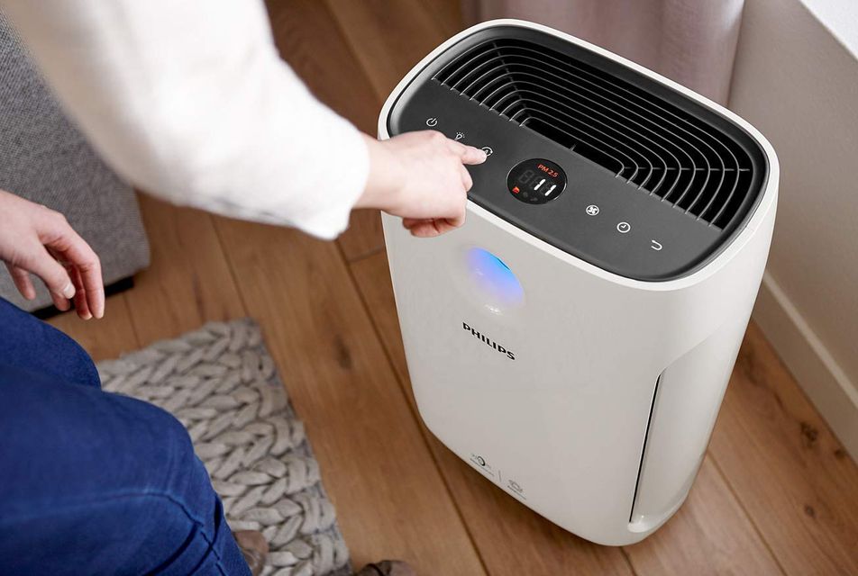 M&agrave;n h&igrave;nh cảm ứng của m&aacute;y lọc kh&ocirc;ng kh&iacute; Philips AC2887/10