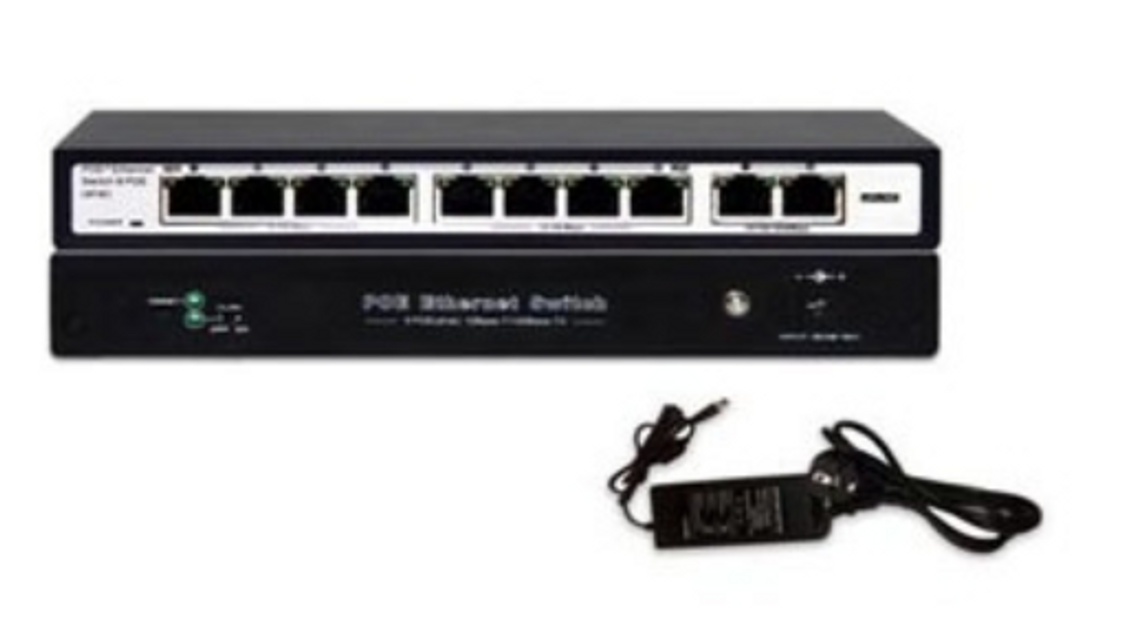 Switch POE 8 cổng Hikvision SH-1008P-2G