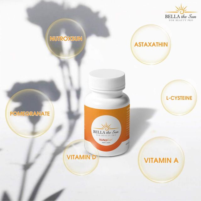 Vi&ecirc;n uống chống nắng Bella The Sun bảo vệ da khỏi tia UV