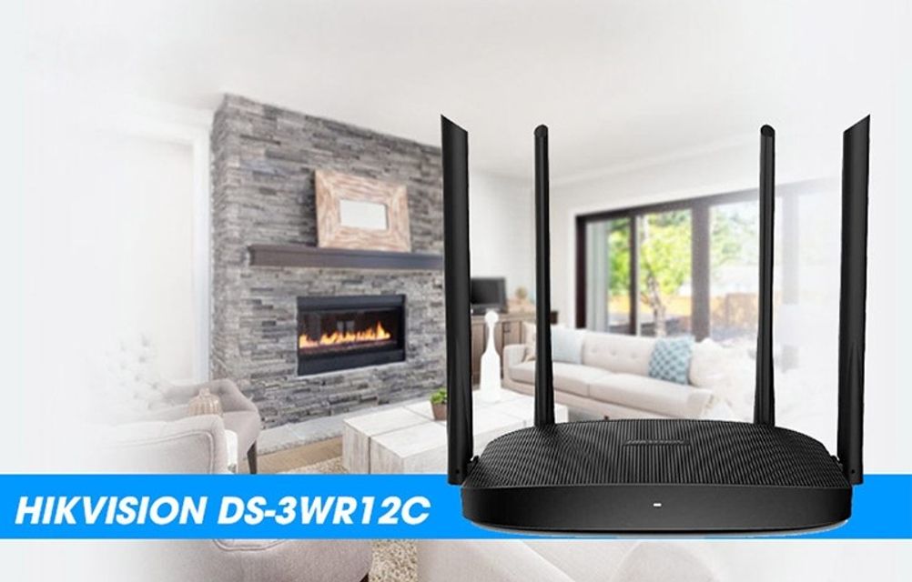 Router wifi cho gia đ&igrave;nh Hikvision DS-3WR12C