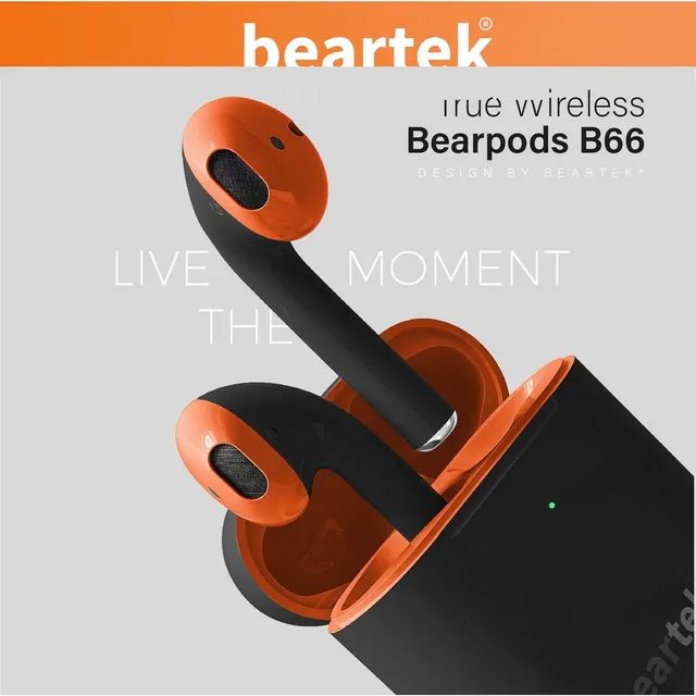 Tai nghe Bluetooth Beartek Bearpods B66 m&agrave;u đen