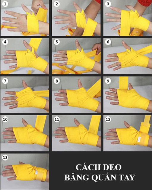 Hướng dẫn tham khảo c&aacute;ch đeo băng quấn tay Kangrui cotton cao cấp