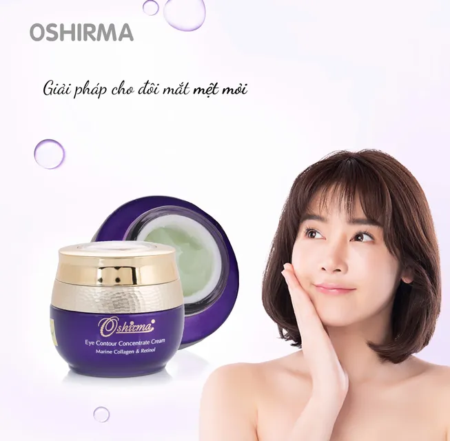 Kem hỗ trợ cải thiện quầng th&acirc;m mắt Oshirma Eye Contour Concentrate