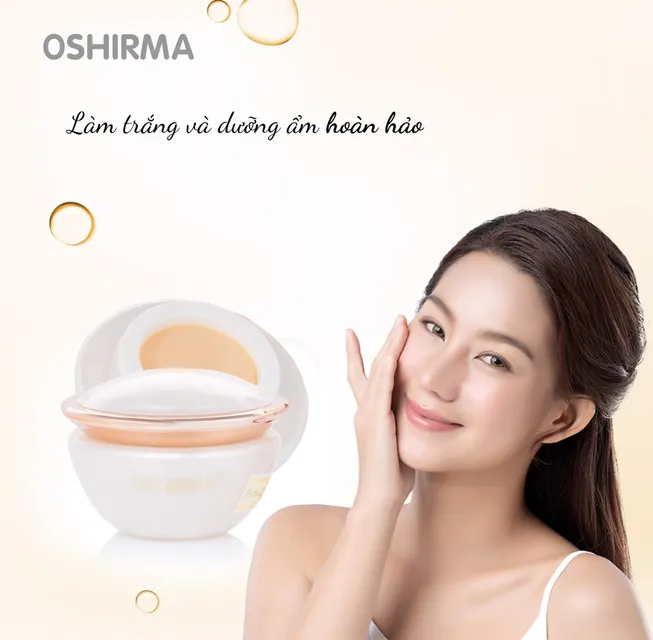Kem n&eacute;n linh chi trắng Oshirma Anti - Spots & Freckles