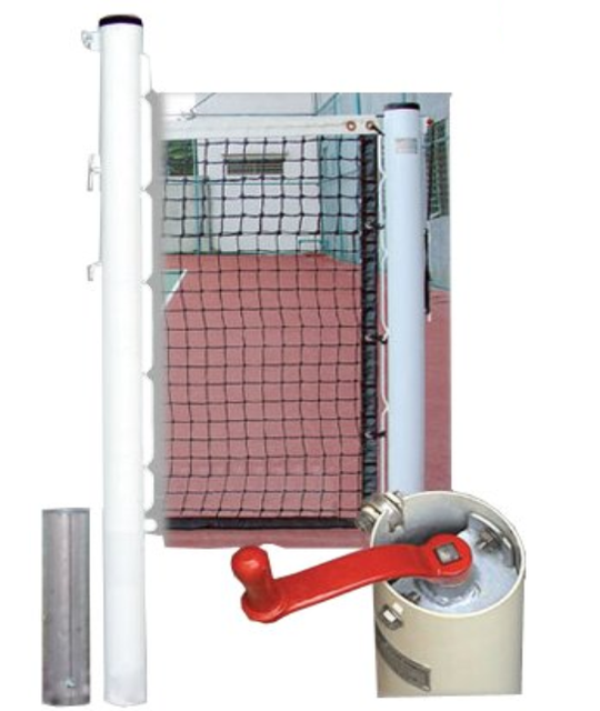 Trụ tennis di động ống kẽm VF-303344 gi&uacute;p bạn căng lưới dễ d&agrave;ng