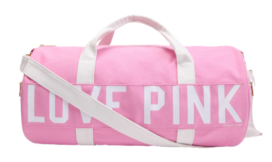 T&uacute;i trống thể thao du lịch Love Pink