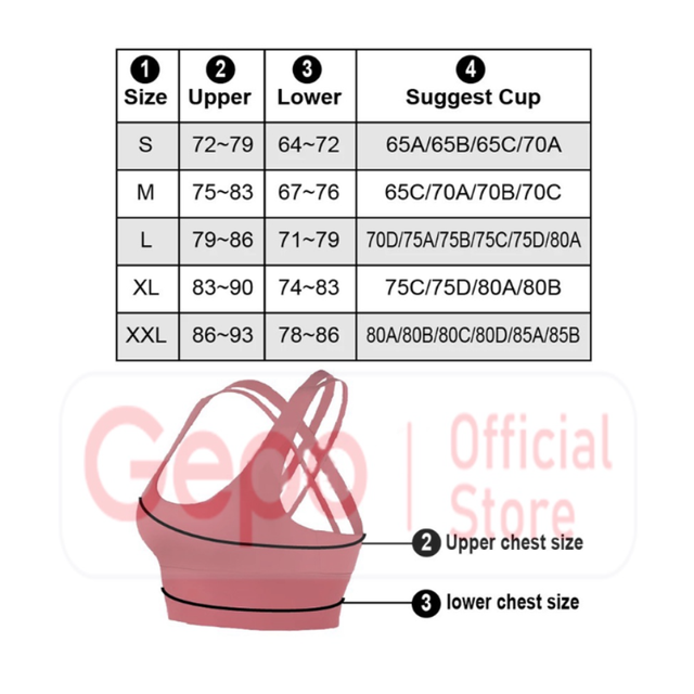 Bảng size tham khảo