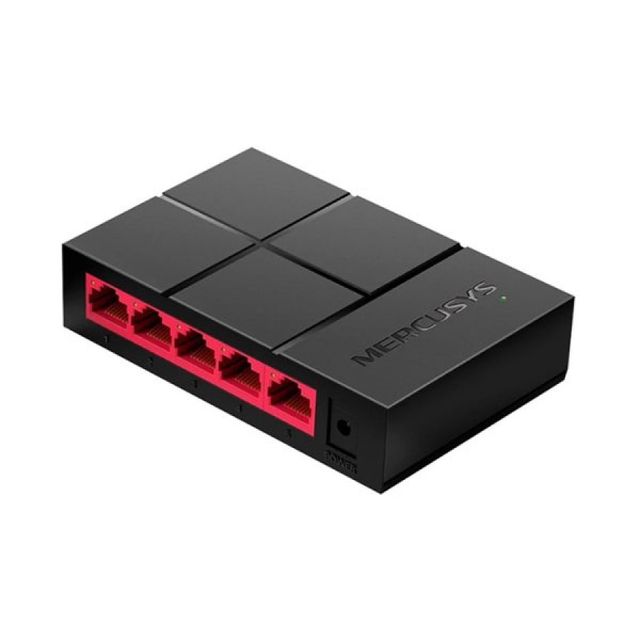 Bộ chia t&iacute;n hiệu để b&agrave;n Mercusys MS105G 5 cổng switch port 10/100/1000 Mbps