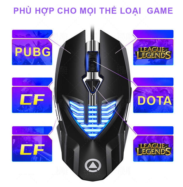 Chuột m&aacute;y t&iacute;nh gaming chơi game Sidotech Yindiao G4 Pro cho trải nghiệm mượt m&agrave;