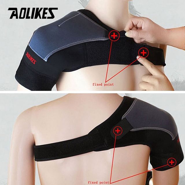 Đai hỗ trợ bảo vệ khớp vai Aolikes AL1697 cao cấp