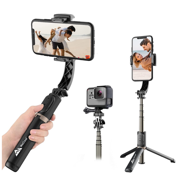 Gậy chụp ảnh ki&ecirc;m tripod 3 ch&acirc;n Lenovo x WeCool G1 bluetooth