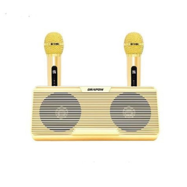 Loa bluetooth Drapow SB02 k&egrave;m micro m&agrave;u v&agrave;ng