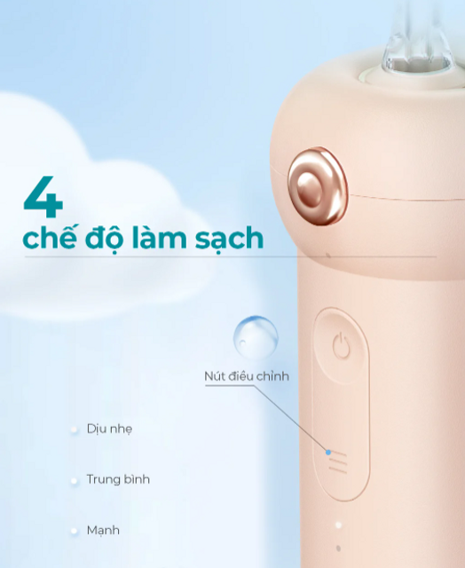 4 chế độ l&agrave;m sạch của m&aacute;y tăm nước Usmile