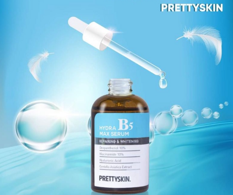 Serum B5 Pretty Skin dạng tinh chất lỏng nhẹ , thẩm thấu nhanh kh&ocirc;ng nhờn d&iacute;nh