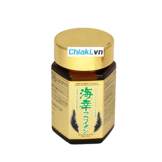 Vi&ecirc;n uống Kaiko Fucoidan Nhật Bản hộp 120 vi&ecirc;n