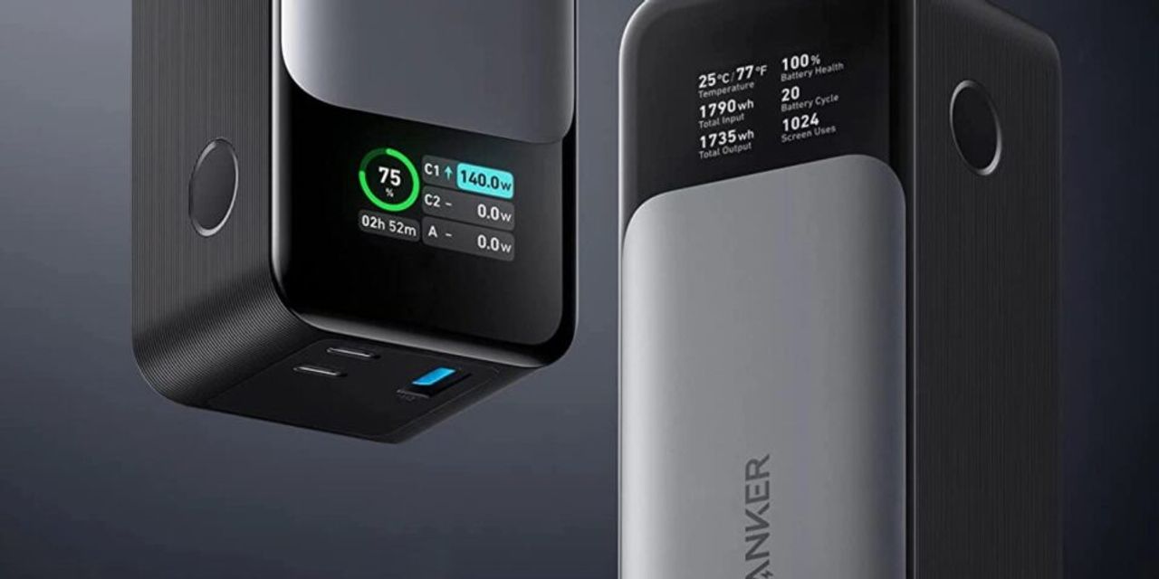 Pin sạc dự ph&ograve;ng Anker 737 PowerCore A1289 24000mah GaNPrime
