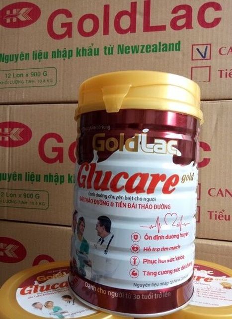 Sữa Goldlac Glucare Gold gi&uacute;p hỗ trợ phục hồi sức khỏe