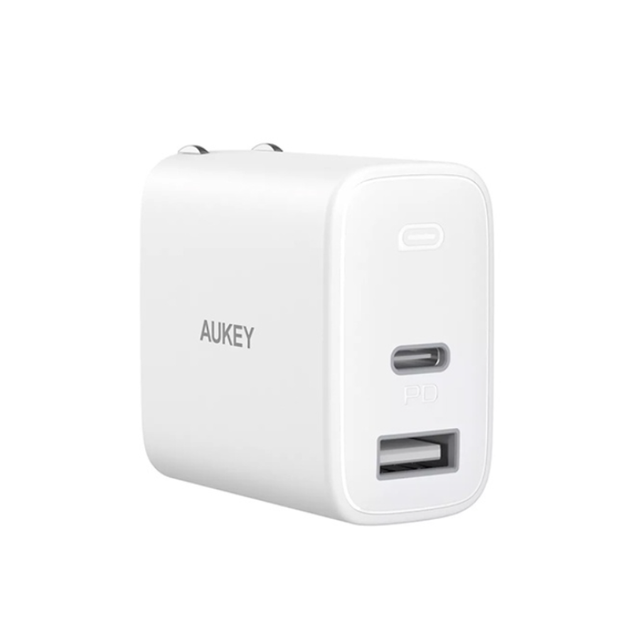 Củ sạc nhanh Aukey PA-F3S PD 20W m&agrave;u trắng