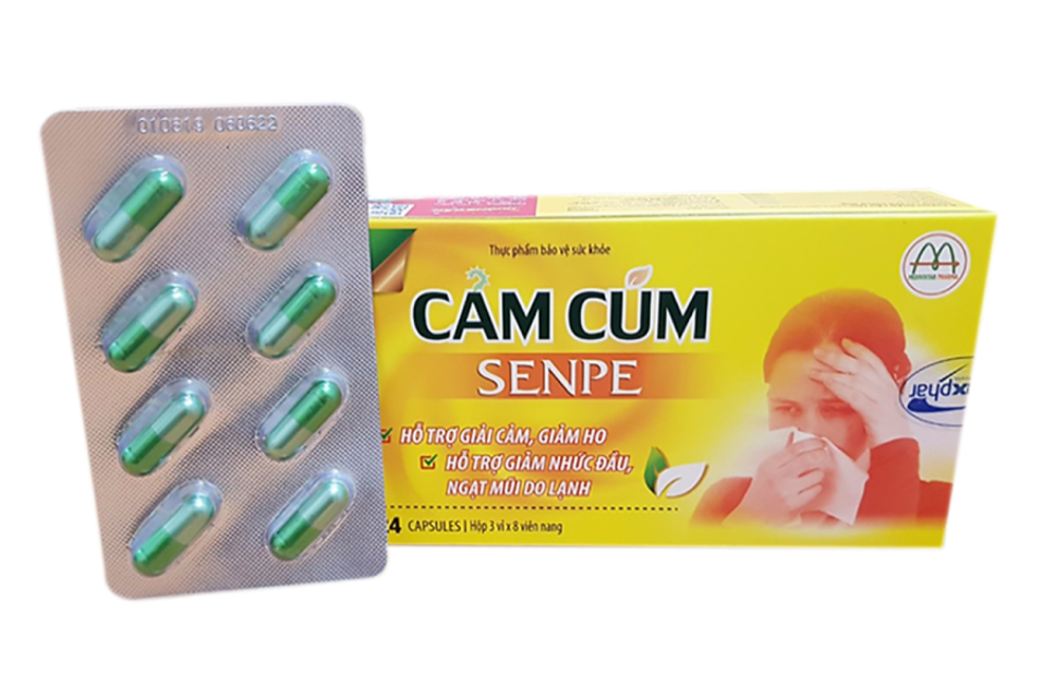 Vi&ecirc;n uống Cảm C&uacute;m Senpe hộp 24 vi&ecirc;n