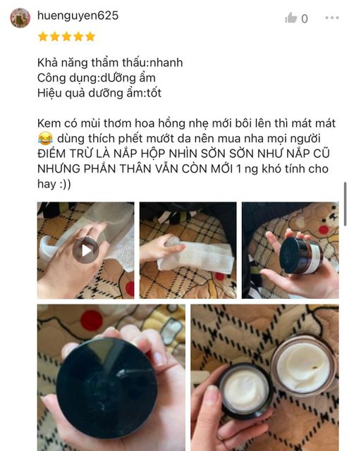 Phải hồi từ người d&ugrave;ng kem dưỡng ẩm thạch hoa hồng Cocoon Rose Aqua Gel Cream