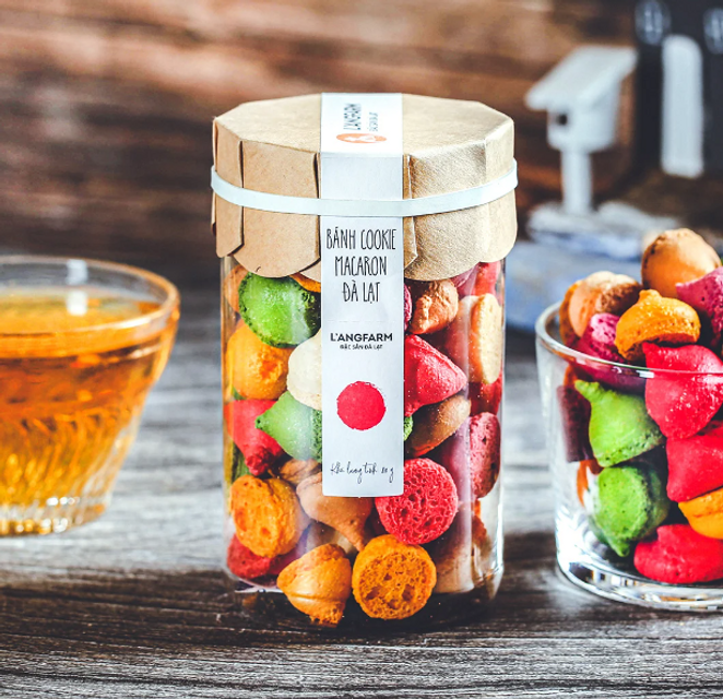 B&aacute;nh cookie macaron Đ&agrave; Lạt L'angfarm mẫu tobita