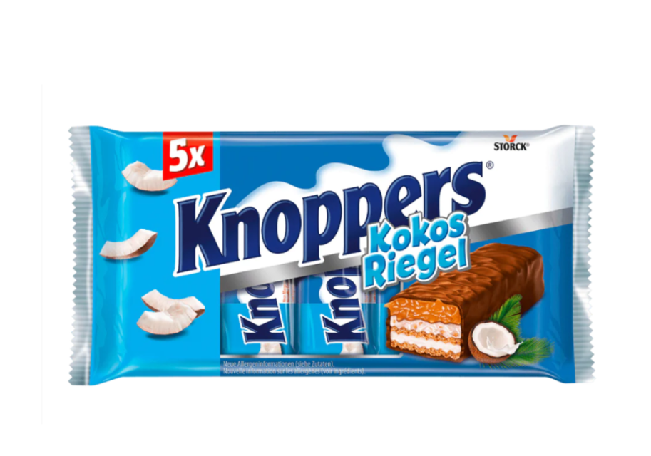 B&aacute;nh socola nh&acirc;n dừa Knoppers Kokos Riegel