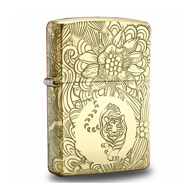 Bật lửa Zippo 12 con gi&aacute;p năm Dần - Hổ
