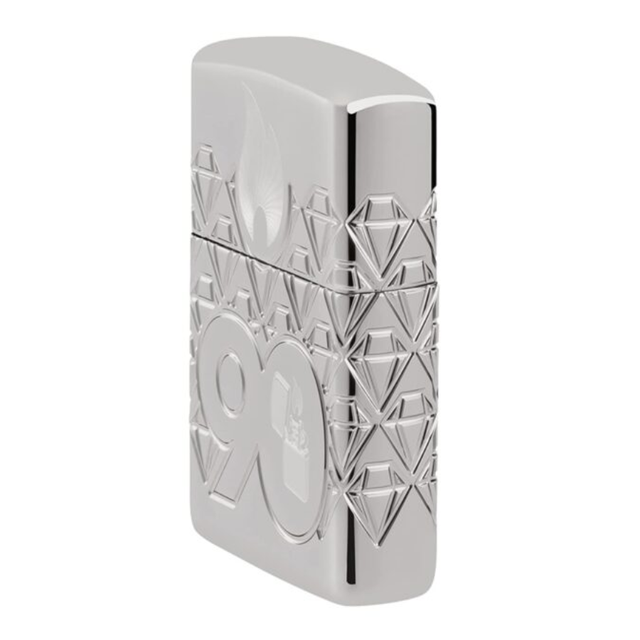 Bật lửa Zippo 48461 Limited Edition 90th Anniversary Sterling Silver sang trọng, đẳng cấp