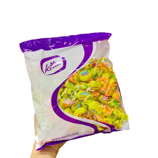 Kẹo dẻo tr&aacute;i c&acirc;y Konti của Nga vị dứa