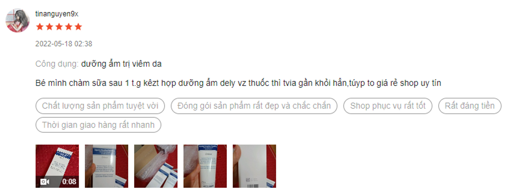 Đ&aacute;nh gi&aacute; kem dưỡng ẩm Dexeryl Cr&egrave;me Ph&aacute;p ch&iacute;nh h&atilde;ng