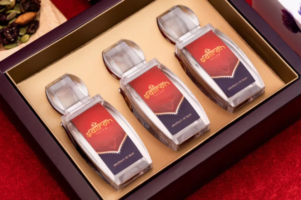 Nhụy hoa nghệ t&acirc;y Saffron Salam cao cấp set 3 hộp x 1gr