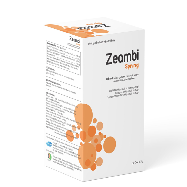 Zeambi Spring - Hỗ trợ cải thiện t&aacute;o b&oacute;n cho b&eacute;