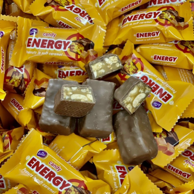 Kẹo socola mềm caramel đậu phộng Konti Energy hương vị thơm ngon, ph&ugrave; hợp với nhiều đối tượng