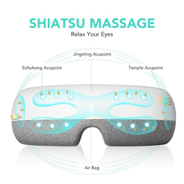 M&aacute;y massage mắt SKG E3 c&oacute; loa bluetooth