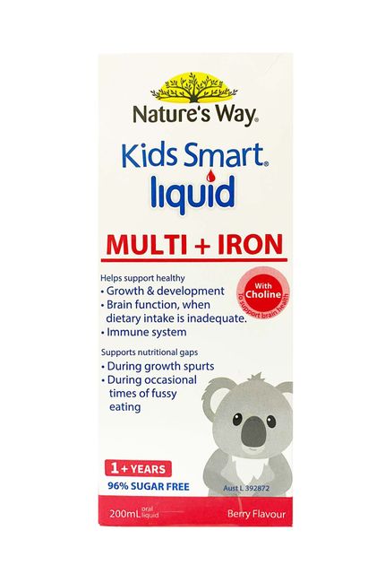Nature's Way Kids Smart Multi Iron Liquid