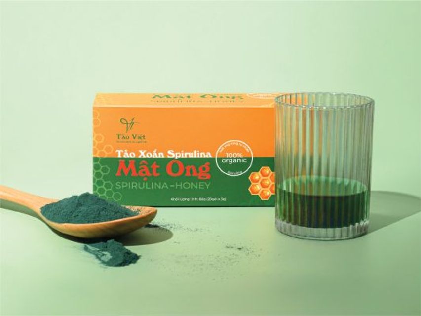 Bột tảo xoắn Spirulina mật ong hỗ trợ sức khỏe