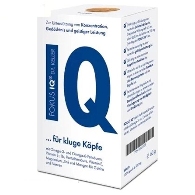 Vi&ecirc;n Uống Hỗ Trợ Tr&iacute; N&atilde;o Tăng Tư Duy Quiris Fokus IQ