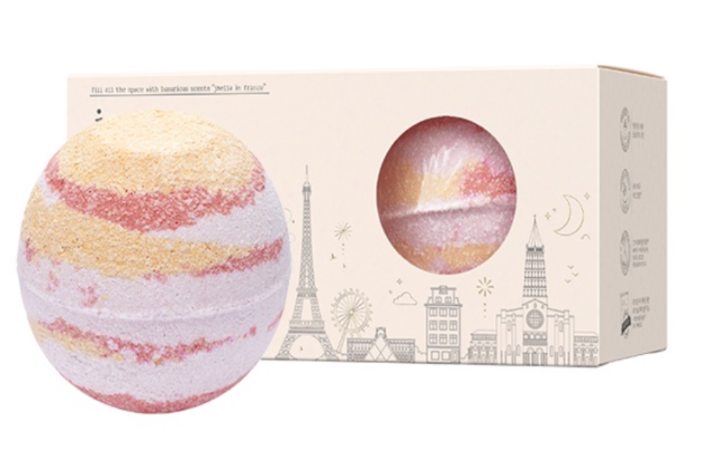 Bom tắm thư gi&atilde;n Jmella In France No.1 Blooming Peony Bath Bomb